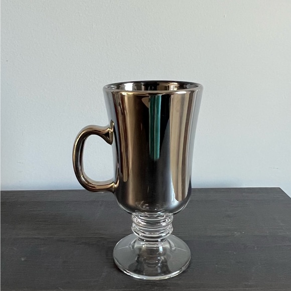 DISNEY WORLD Epcot Center Etched Mirrored Glass Mug/Goblet - Picture 3 of 8